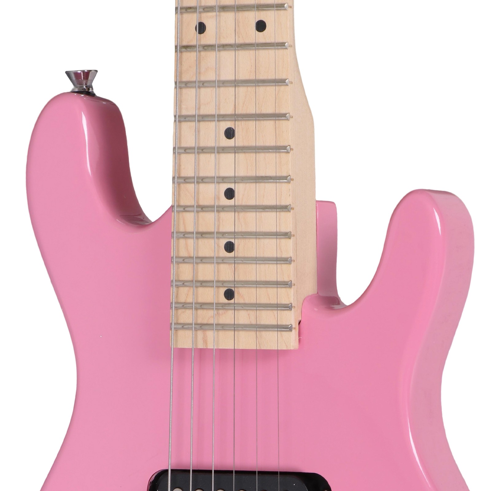 Pink 30″ Kids Child with 5 Watt Amp Gig Bag Case Electric Guitar 6 String