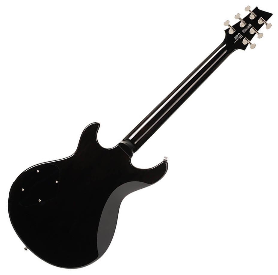 Cort M600 Trans Black Burst Flame Maple Top Double Cutaway Electric Guitar