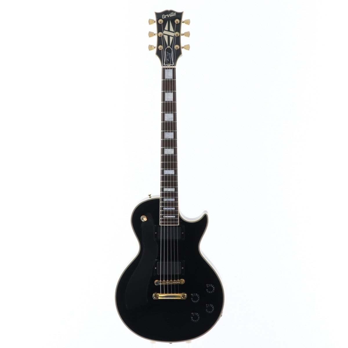 Orville LPC-75 1996 Ebony EMG 81 85 Modified Les Paul Custom Style Japan