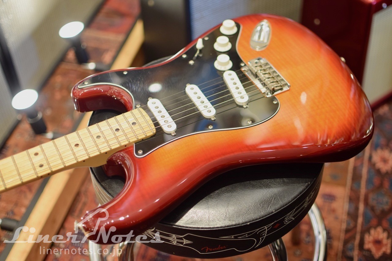 Fender Player Stratocaster Plus Top Electric Guitar Aged Cherry Burst #JB27019