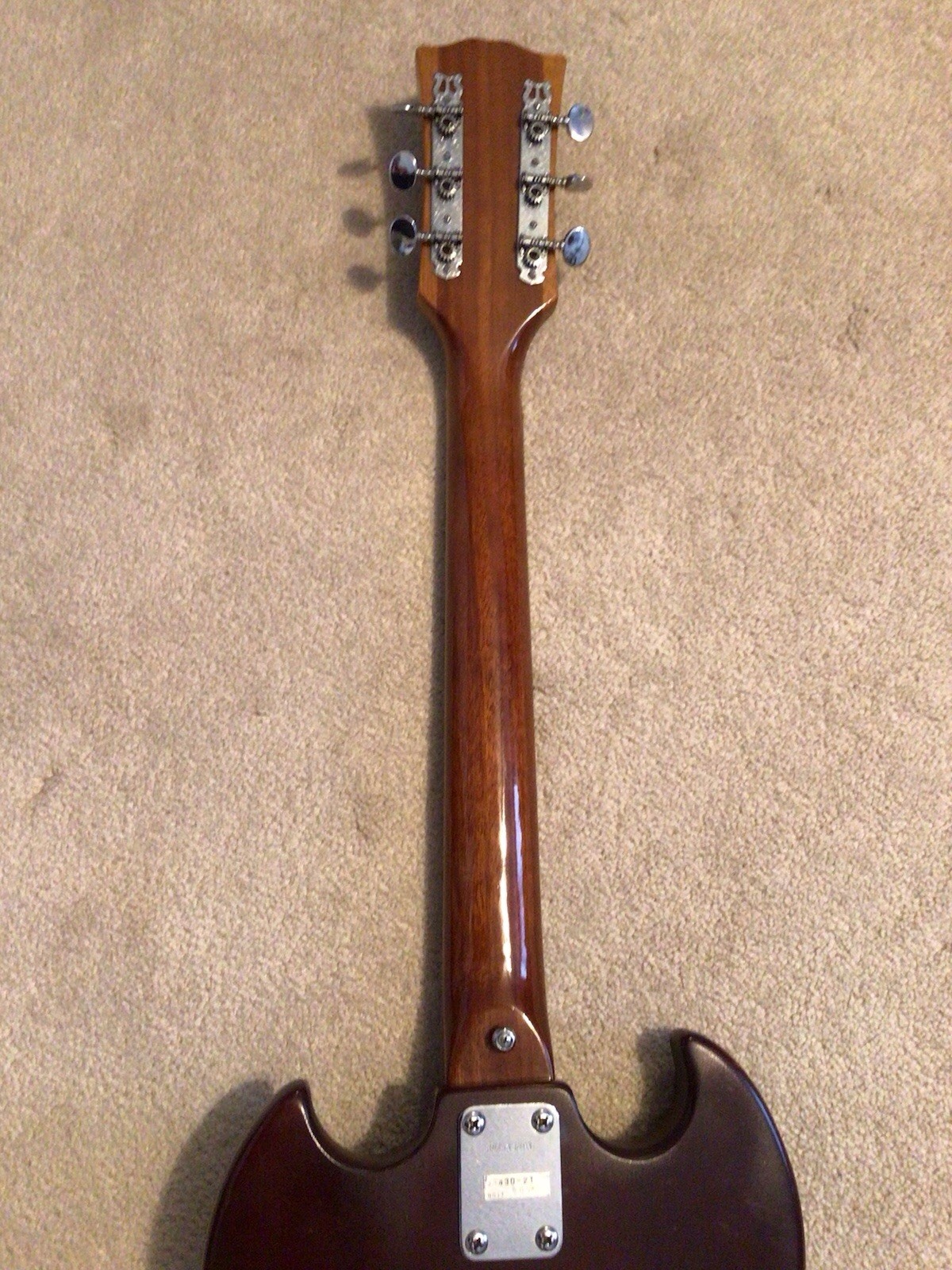 Vintage 60’s – 70’S Japanese SG Copy. Excellent condition. All Original Complete