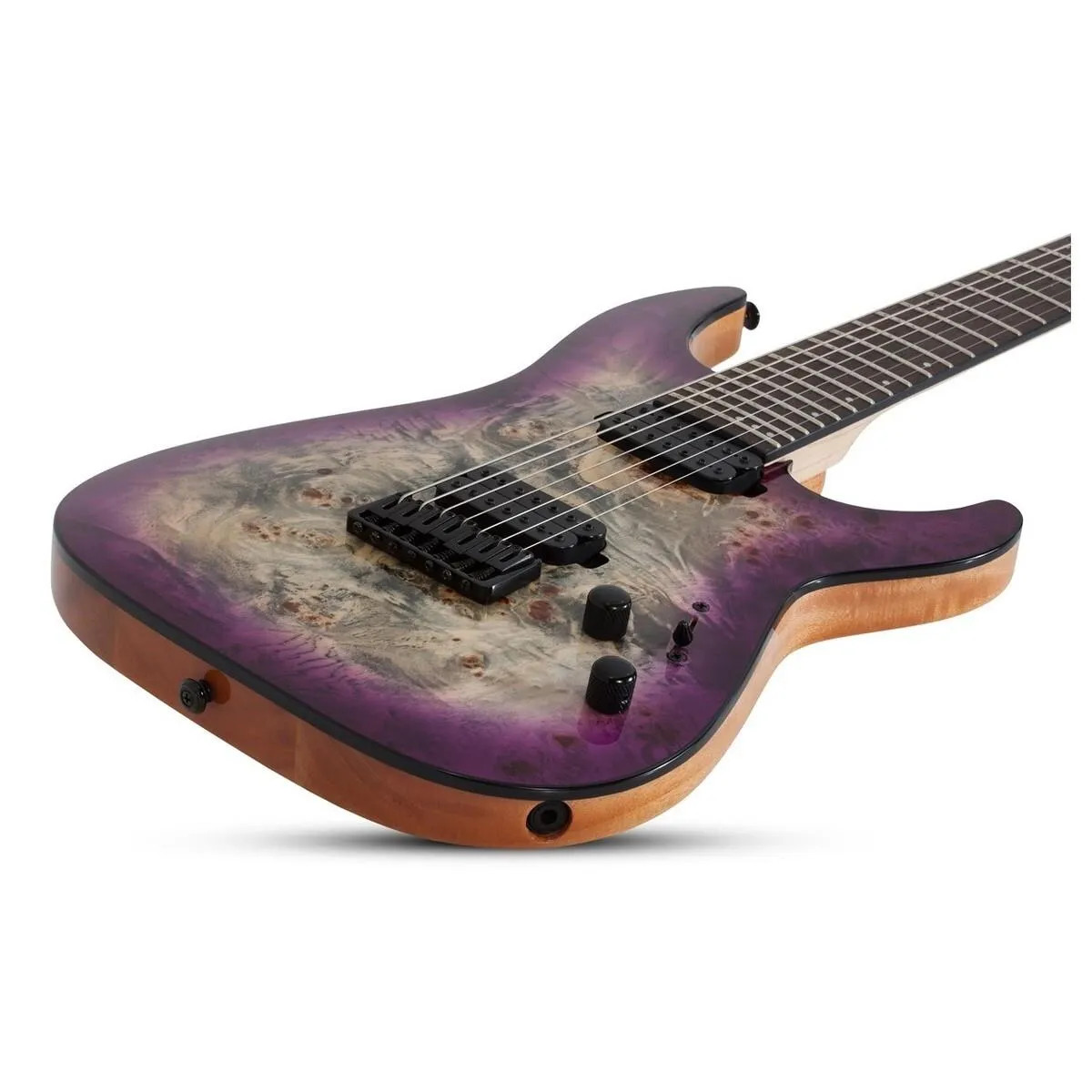 Schecter C-7 PRO ARB 7-String Electric Guitar – Aurora Burst