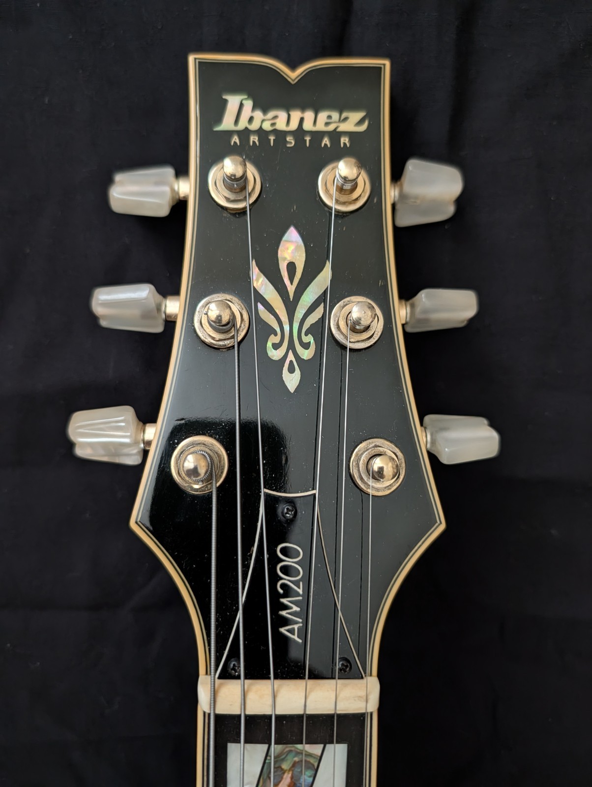 Ibanez Artstar AM200 1988 Burl Mahogany Vintage Semi-Hollow Guitar, Near-Mint