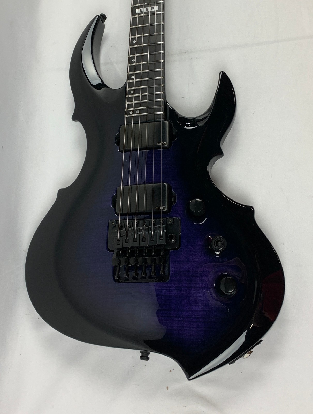 ESP E-II FRX FM Reindeer Blue RDB Electric Guitar B-Stock + Hardshell Case MIJ