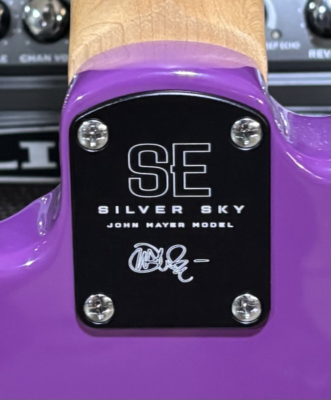 PRS SE John Mayer Signature Silver Sky Electric Guitar- Summit Purple
