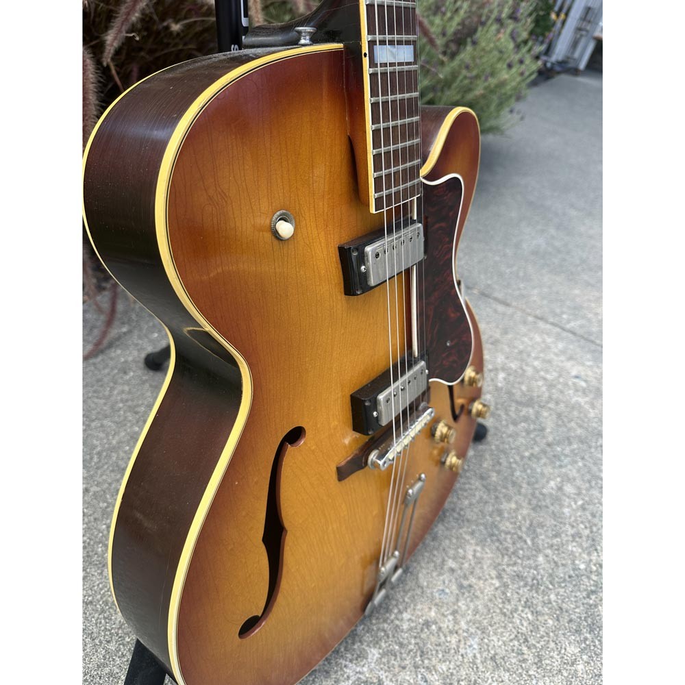 Epiphone 1964-1966 E-252 Broadway Vintage Archtop Hollowbody Electric Guitar w/