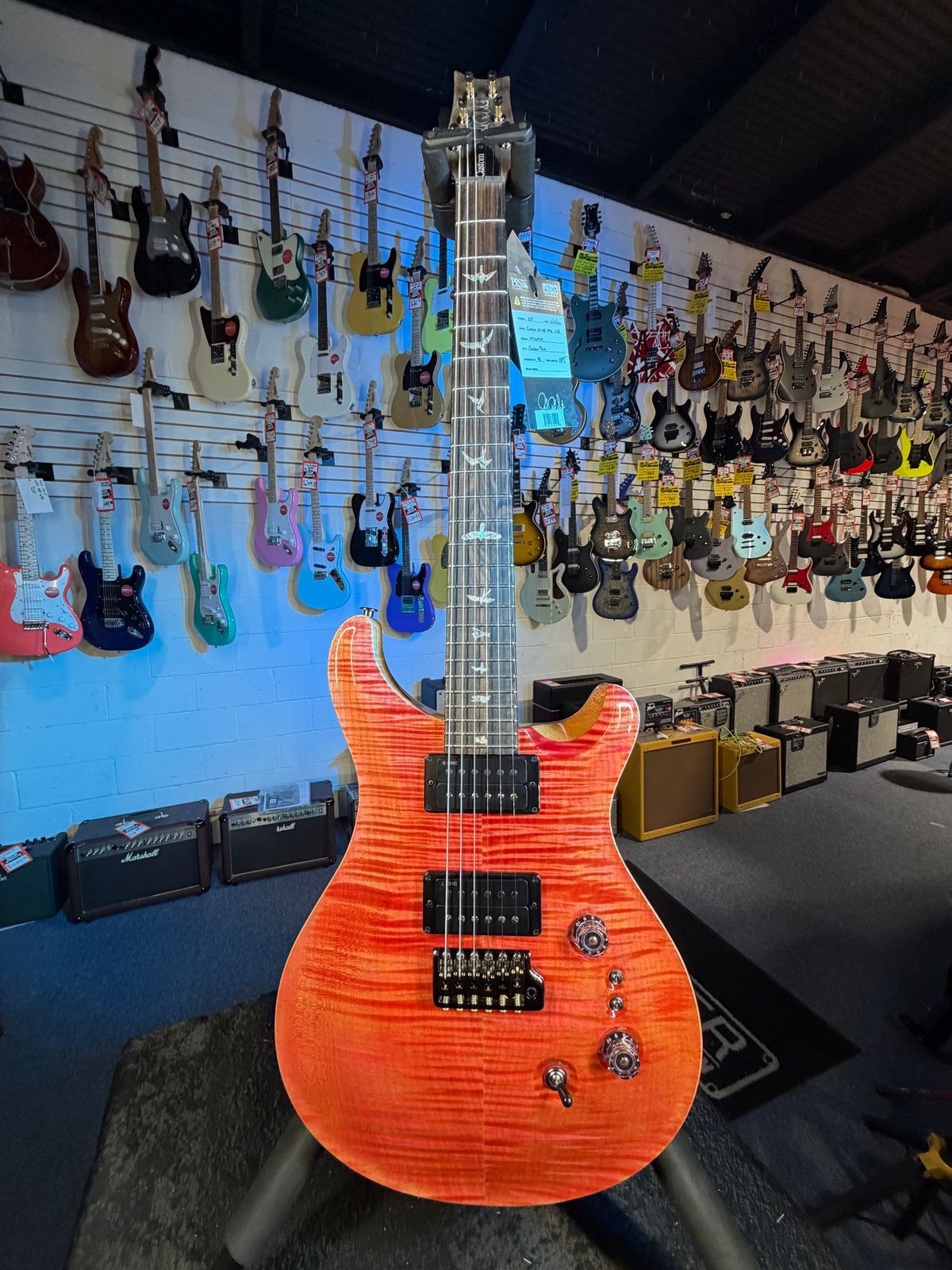 PRS Limited Custom 24-08 Stained Neck – Private Stock Salmon #539, Ziricote