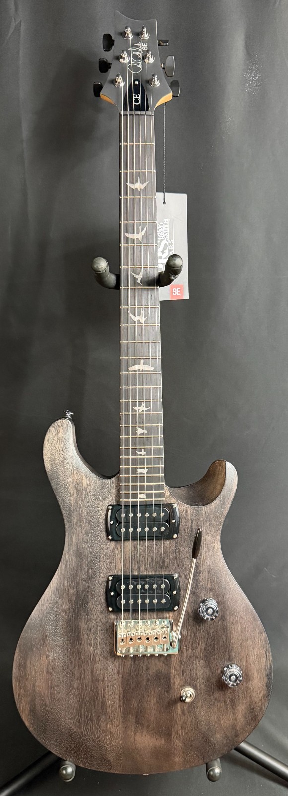 PRS SE CE 24 Standard Satin Electric Guitar Charcoal w/ Gig Bag
