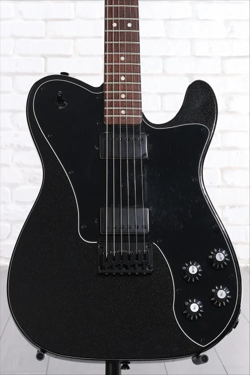 Squier Affinity Series Telecaster Deluxe Electric Guitar – Metallic Black,
