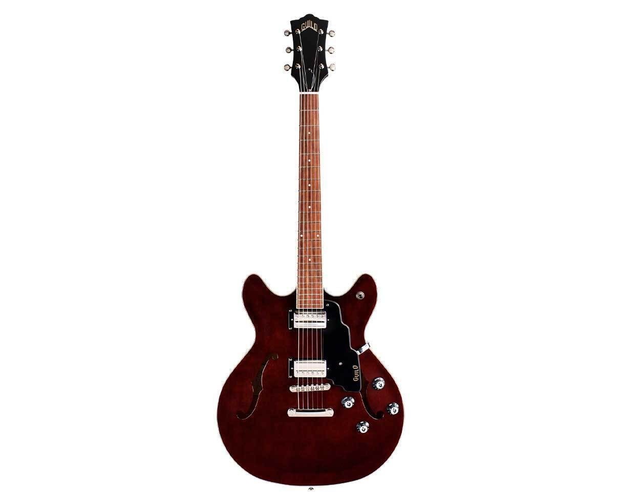 Guild Starfire I DC Vintage Walnut Double Cutaway Semi Hollow Electric *Open Box