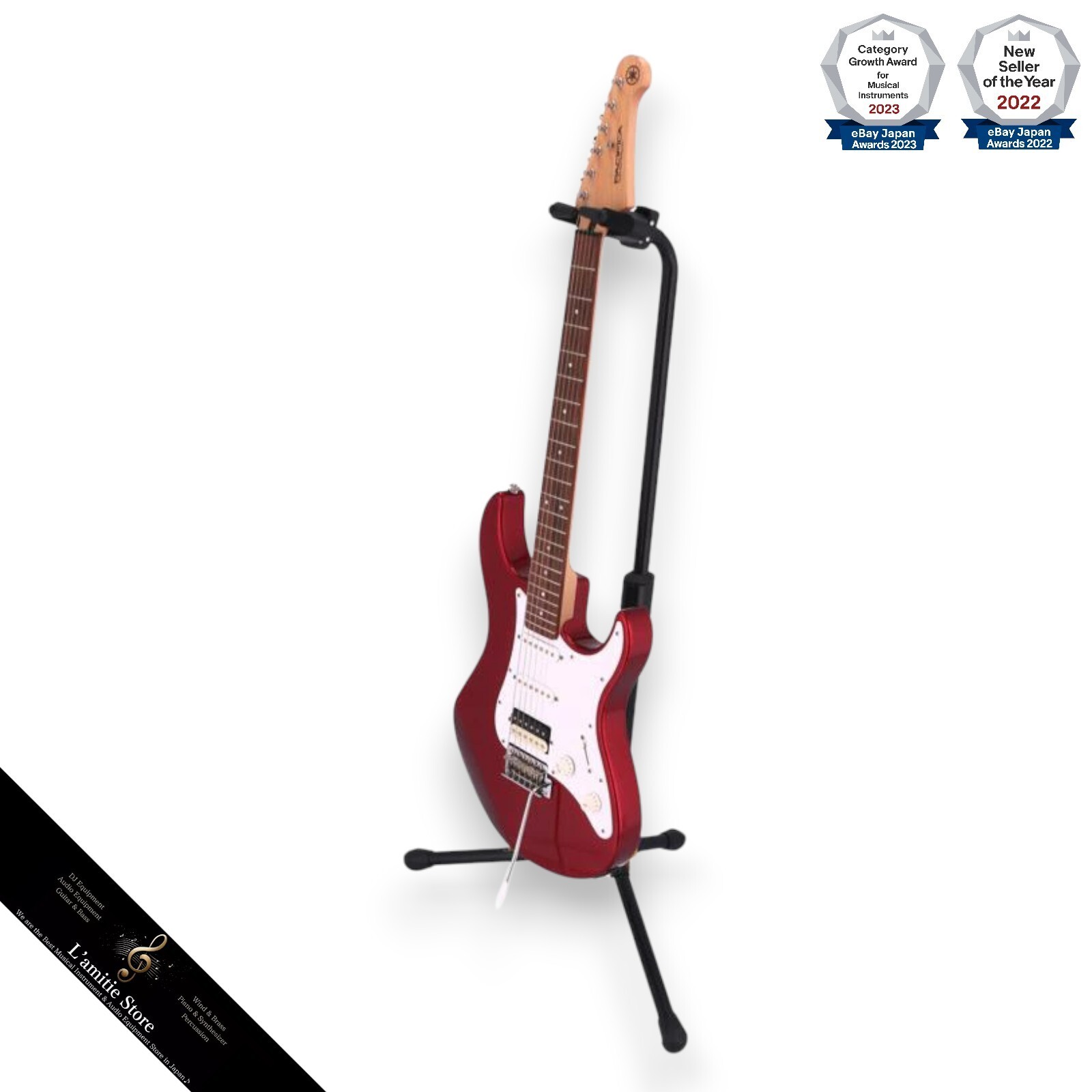 Yamaha PAC012 Electric Guitar Red Japan Musical Instrument American Standard