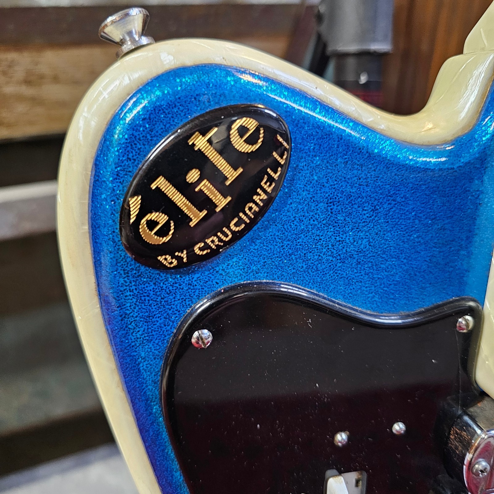 1963 Crucianelli Elite Model 40-V Blue Sparkle