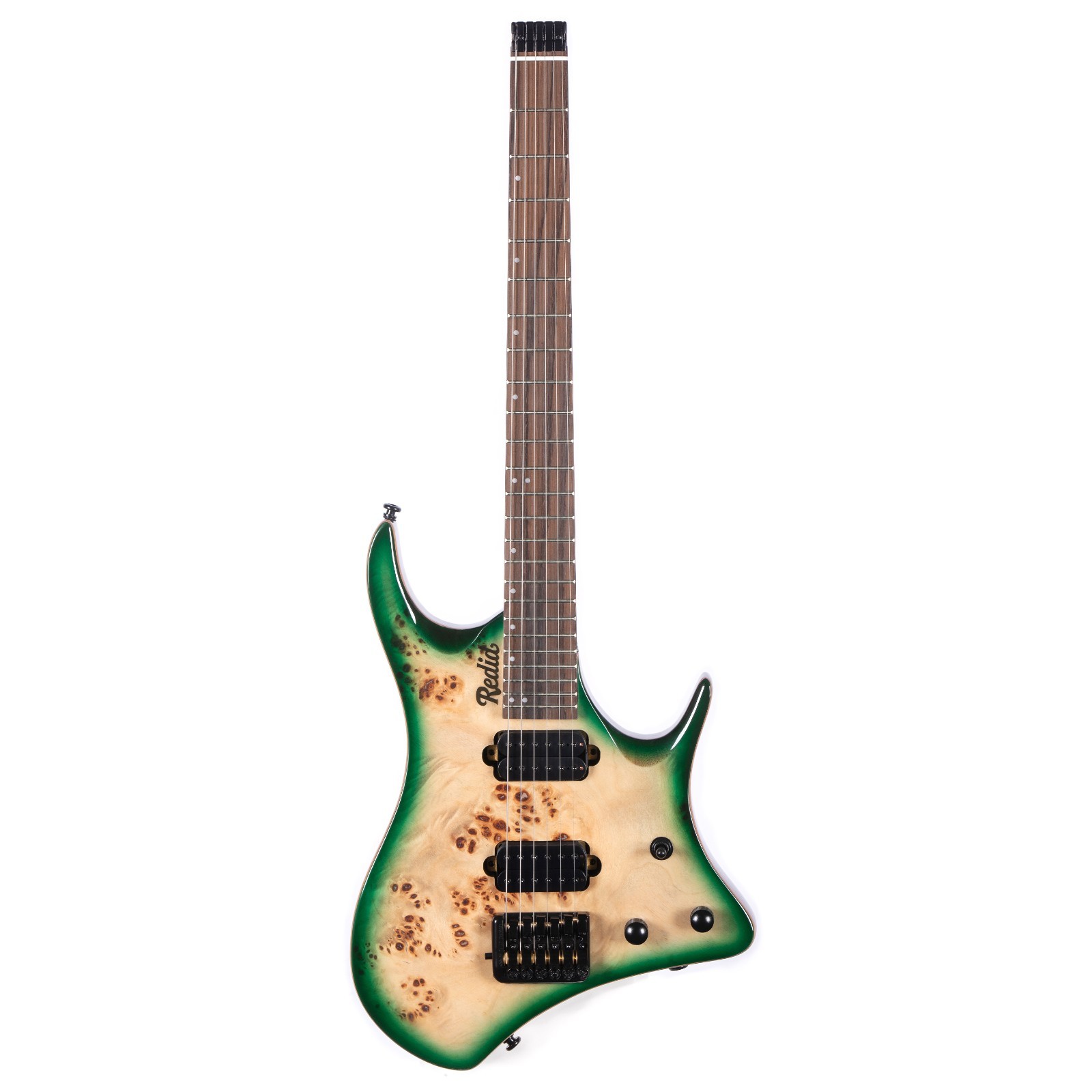 Redid Headless Solid Body Electric Guitar 6 String Classic Design