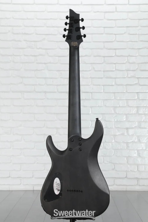 Schecter Omen Elite-7 Electric Guitar – See Thru Blue Burst