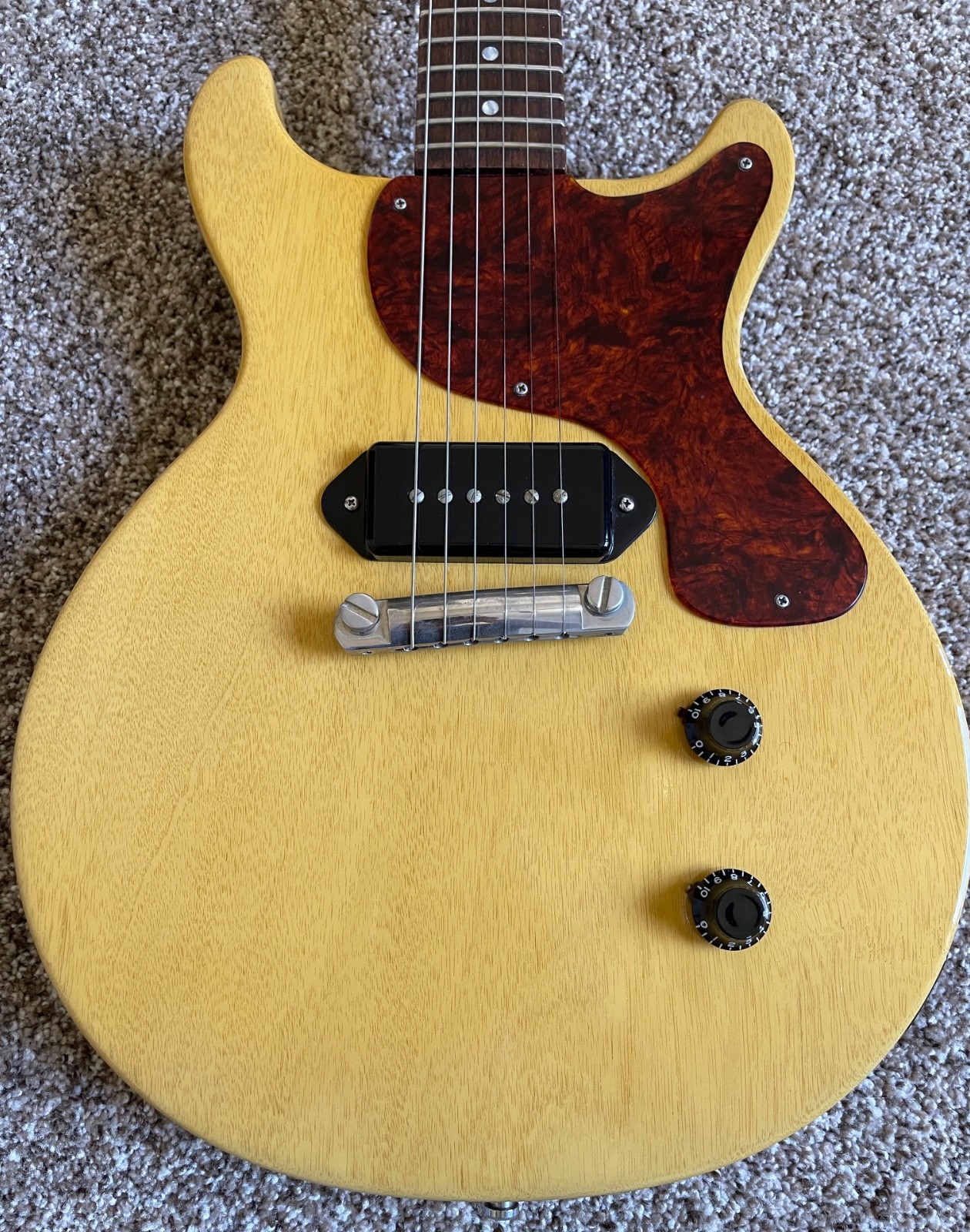 1991 Gibson Custom Shop Les Paul Junior Double Cut Away w/ Orig Case CLEAN
