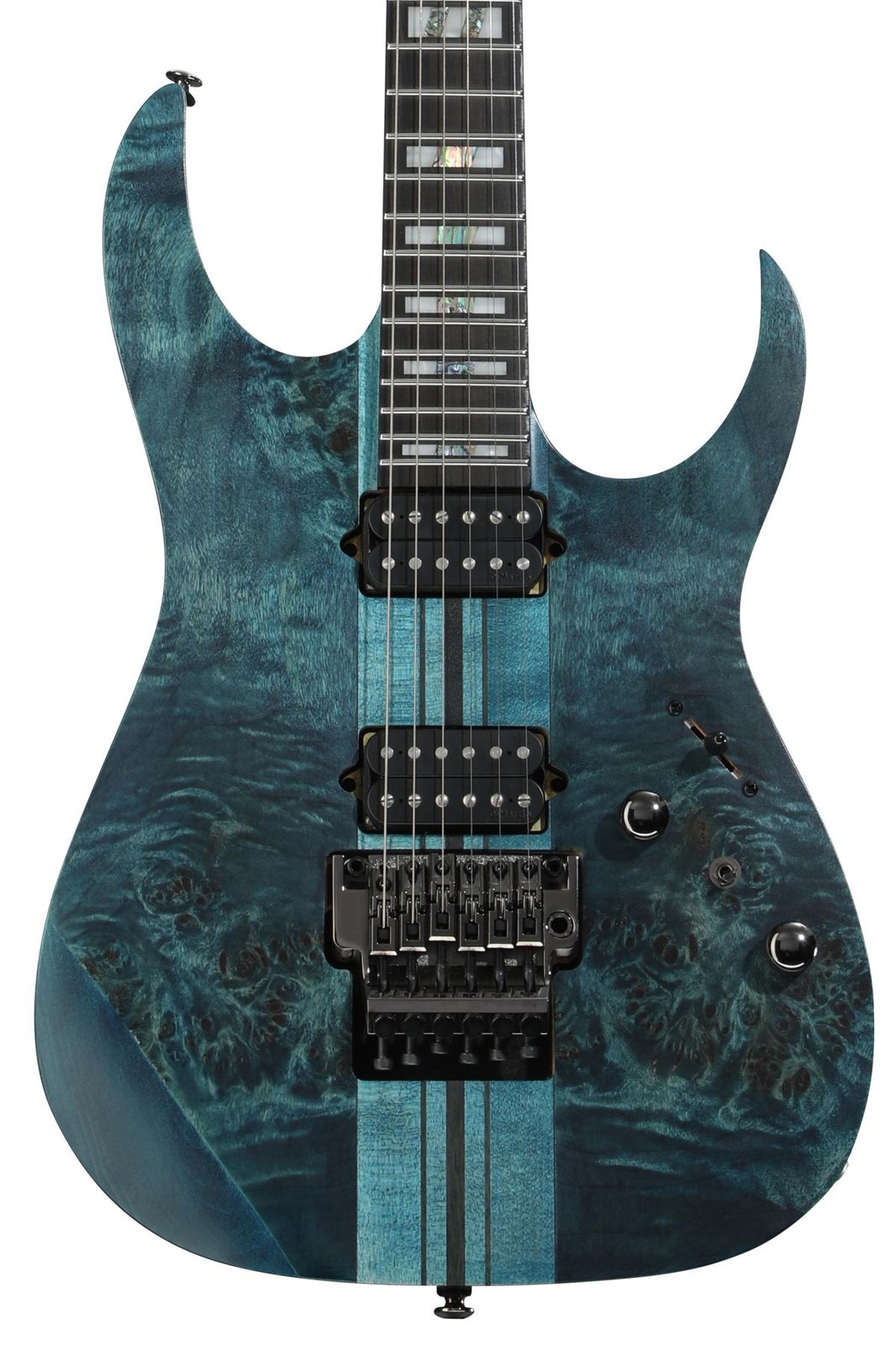Ibanez Premium RGT1220PB Electric Guitar – Cosmic Blue Low Gloss