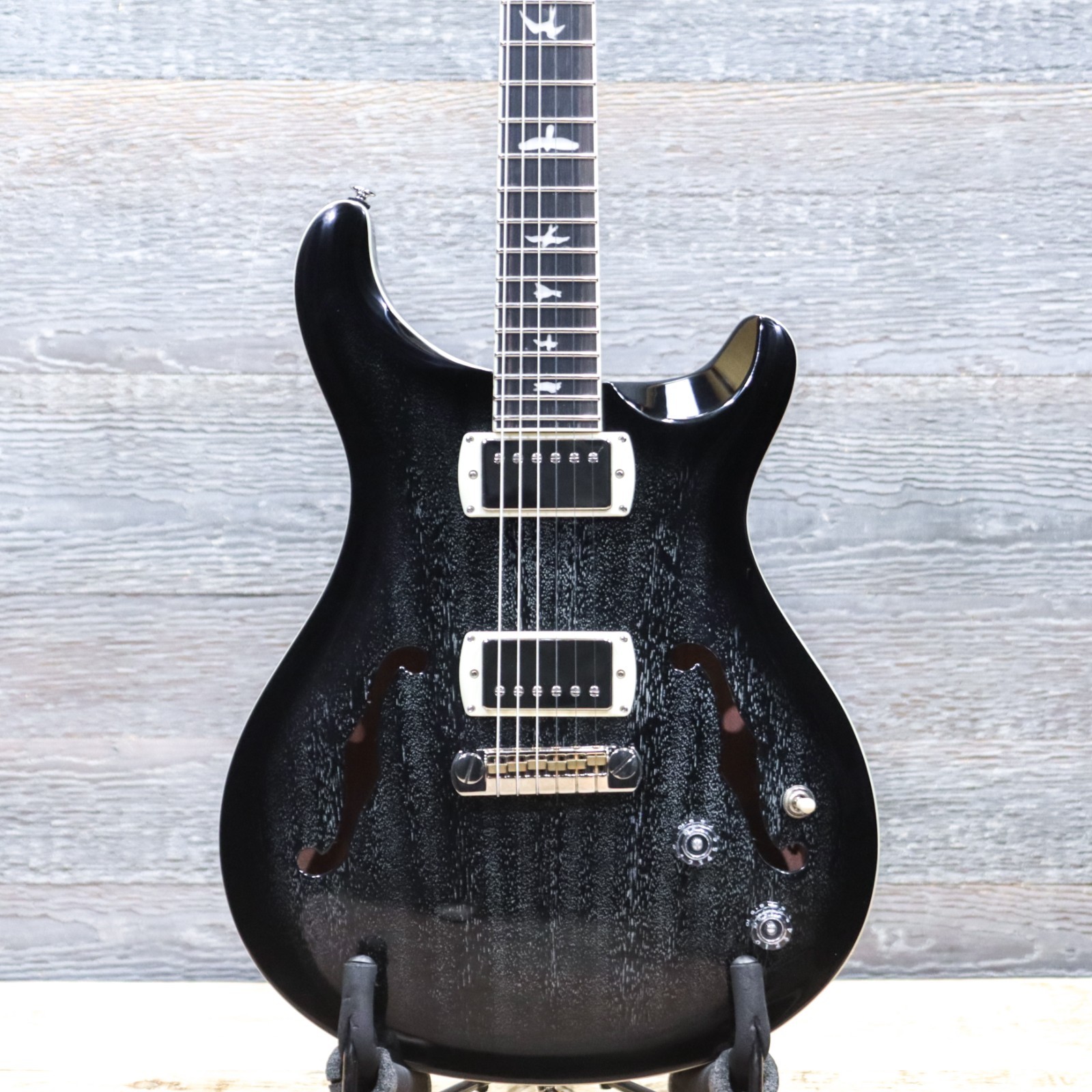 PRS SE Hollowbody Standard Dog Hair Smokeburst Electric Guitar w/Bag #H086974