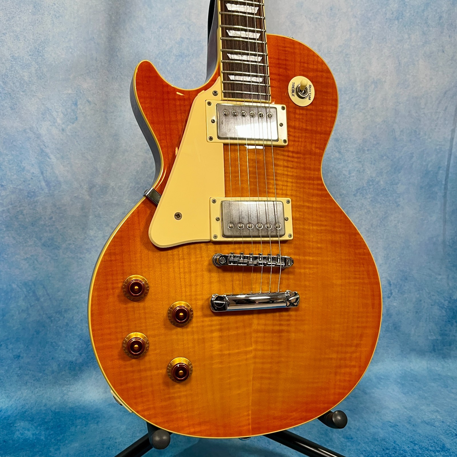 Grass Roots by ESP G-LP-50S/LH Lefty Flame Top Honeyburst Les Paul