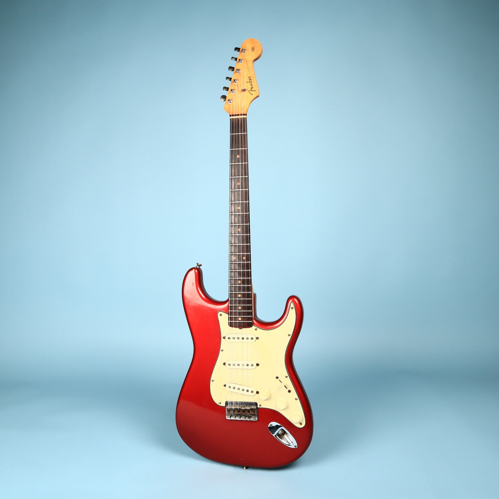 1963 Fender Stratocaster Hardtail Refin Red Electric Guitar