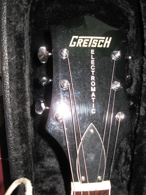GRETSCH ORANGE G5120 2007 MINT BLACK HARDSHELL CASE #570-10