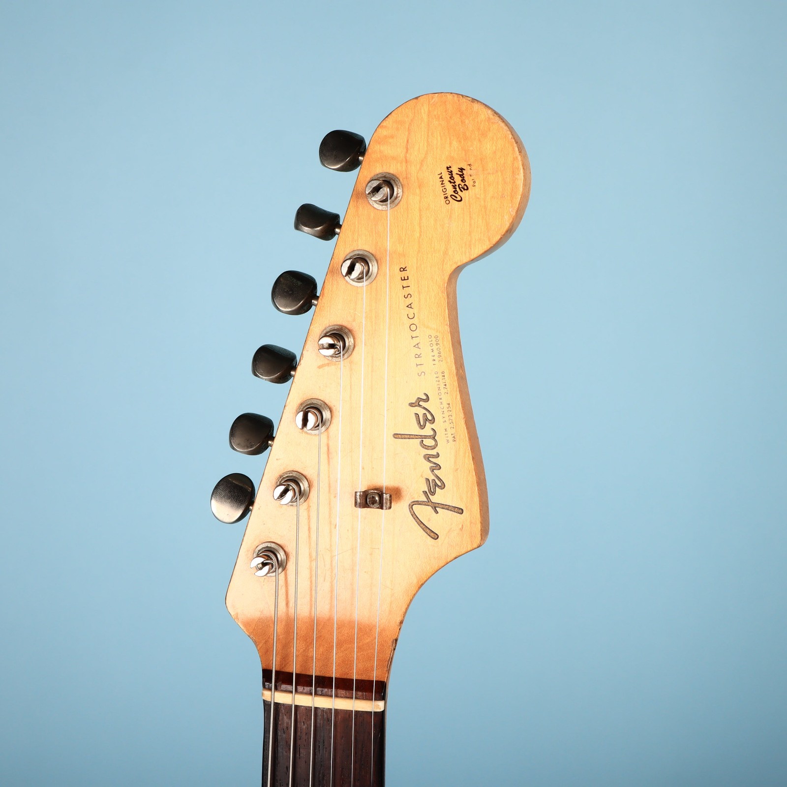 1963 Fender Stratocaster Hardtail Refin Red Electric Guitar