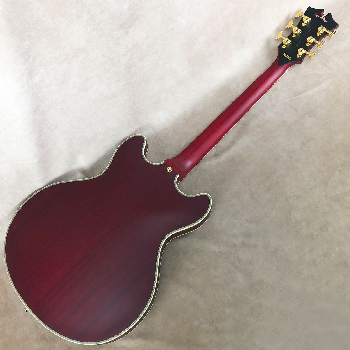 D’Angelico Deluxe Series Dc P-90 Satin Trans Wine Webshop Stock Safe delivery fr