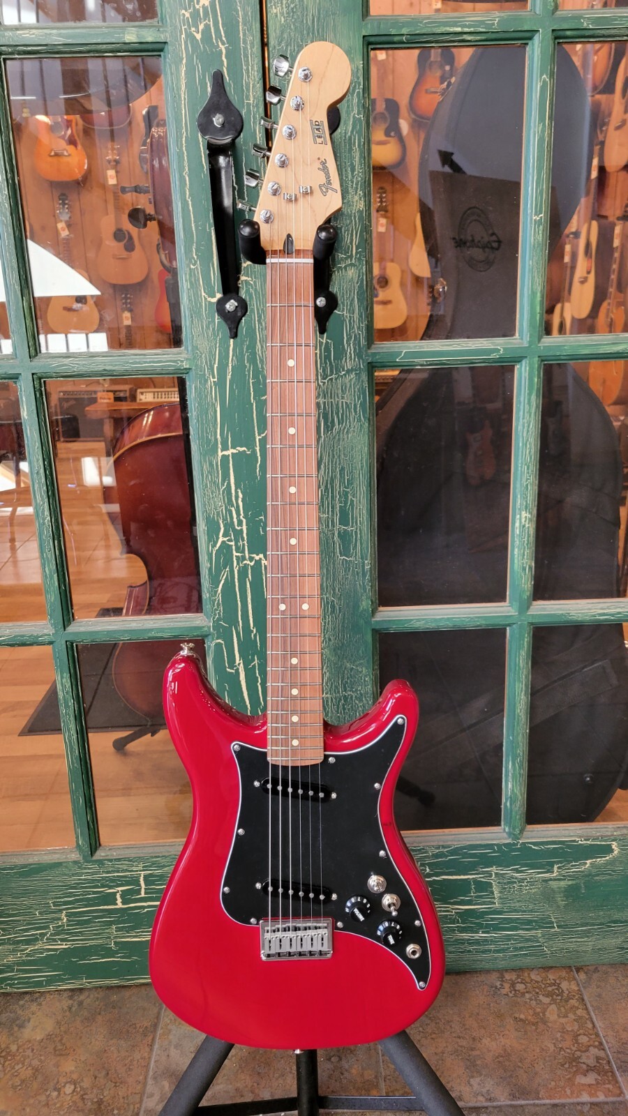 Fender Player Lead II Electric Guitar in Crimson Red Transparent