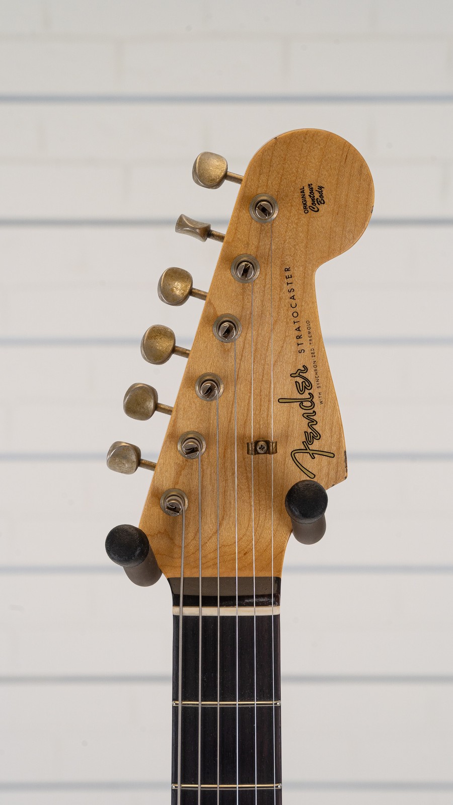 Fender Custom Shop 1960 Strat JR Electric Guitar, Rosewood, Aged Candy Apple Red