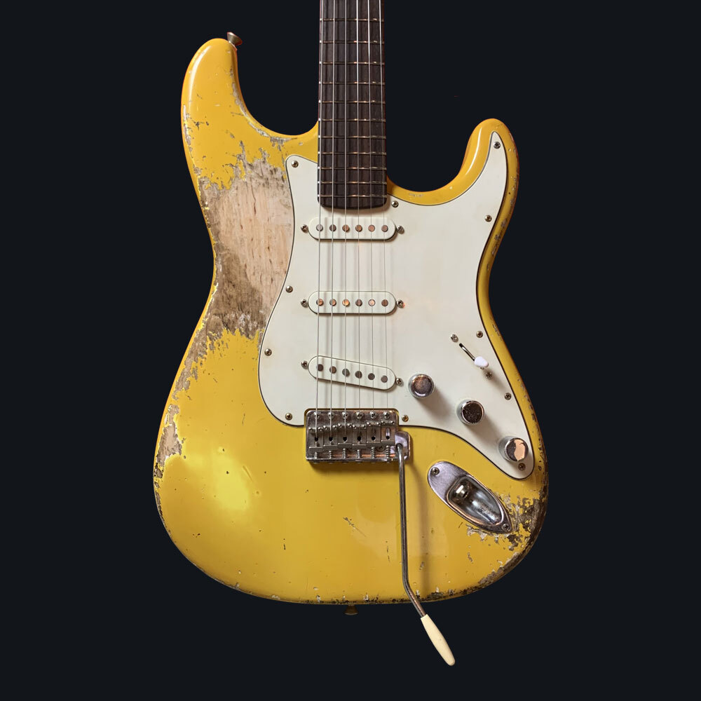 Franchin Mercury guitar 100% NITRO relic aged alder S-type *MADE TO ORDER