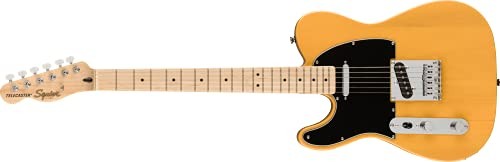 Squier Affinity Telecaster Electric Guitar Butterscotch Blonde Left-Handed