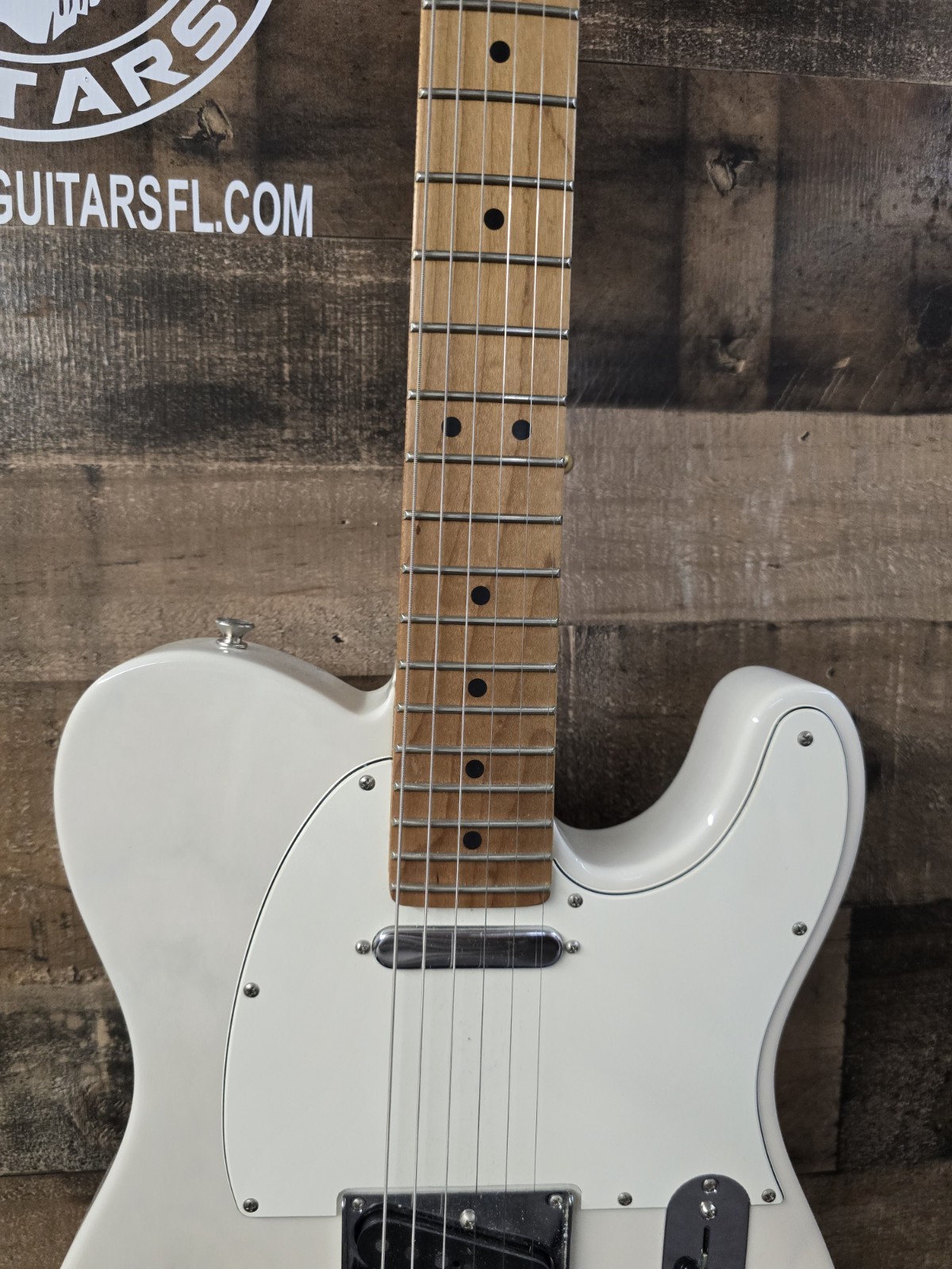 2019 Fender AmPro Telecaster White Blonde w/ HSC Signed By Redd Volkaert