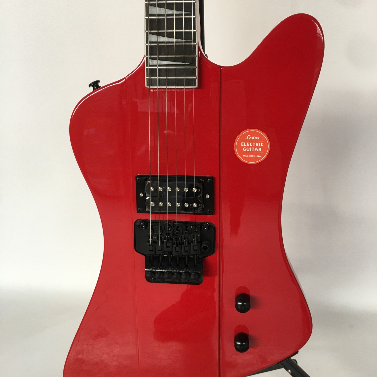 Hot sale Red Electric Guitar FR Bridge Scale Length 648mm Stainless Frets