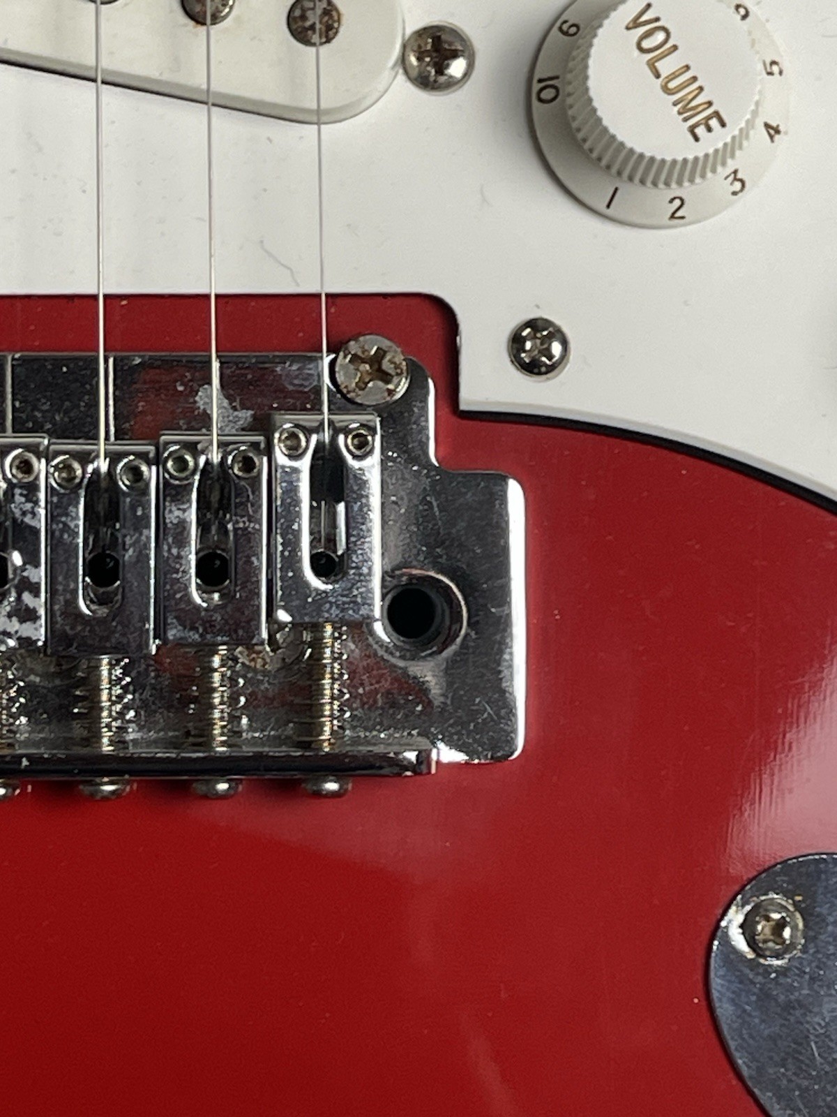 Vintage Epiphone Stratocaster S-series Apple Red White