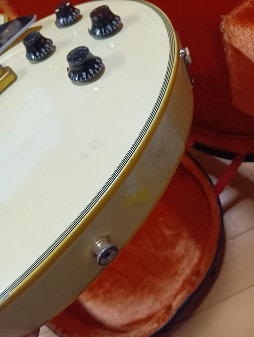 Burny Les Paul Custom Diamond Inlay Safe packing!