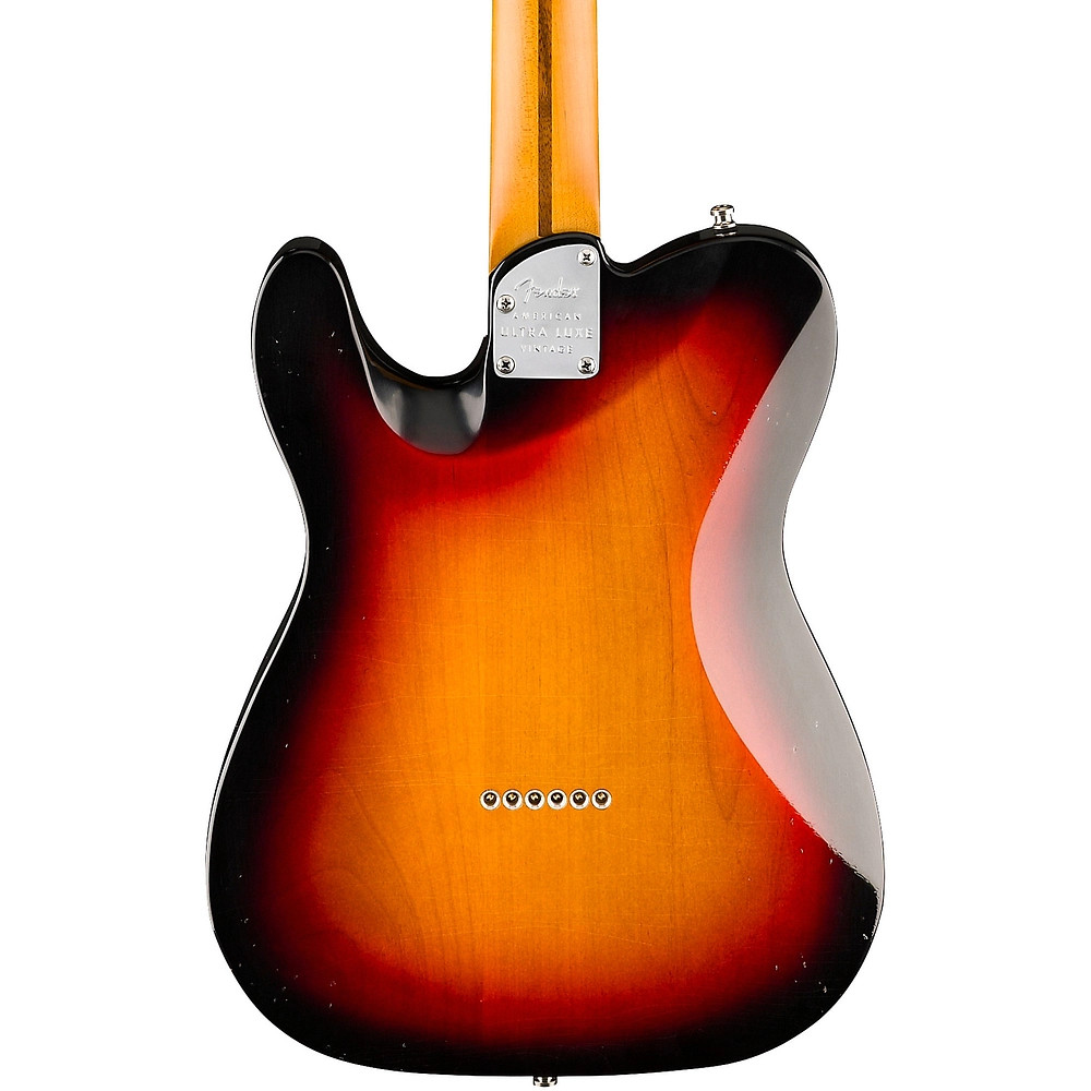 Fender American Ultra Luxe Vintage 60s Cstm Telecaster Rosewd FB Guitar Sunbrst