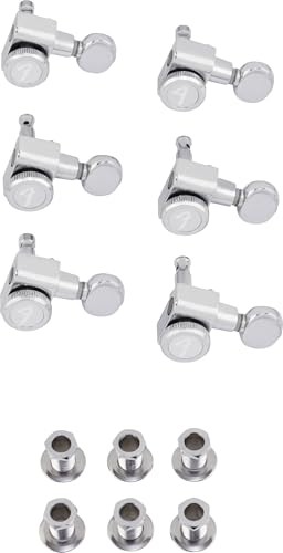 Fender Parts Locking Tuners with Vintage-Style Buttons Chrome From Japan