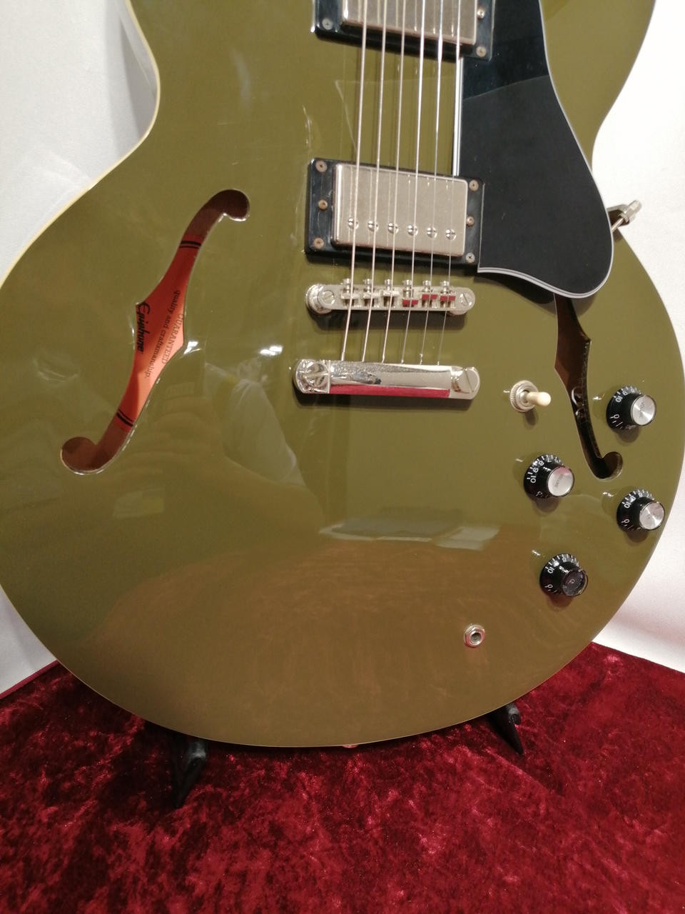 EPIPHONE ES-335 IG OLIVE DRAB GREEN Electric Guitar