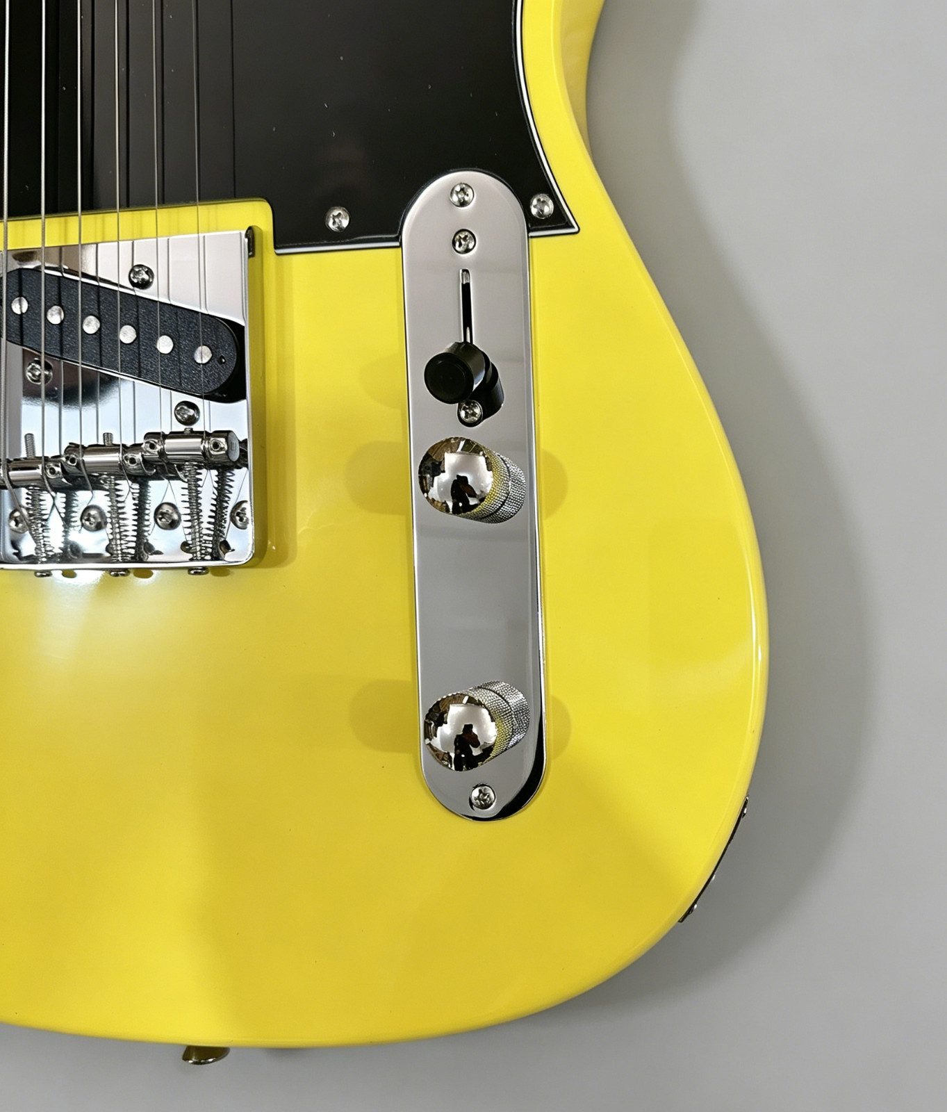 US STOCK TL Style Electric Guitar Butterscotch Blonde Maple Neck SS Pickups