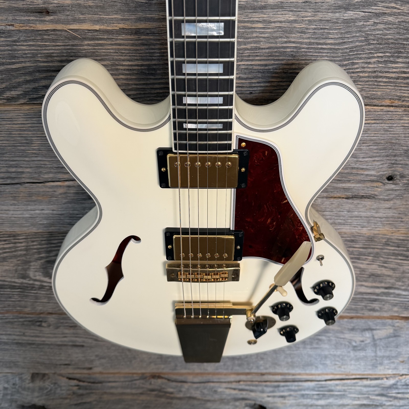 Used Gibson Custom Shop Alex Lifeson “Inspired By” ES-355 2008 – Alpine White