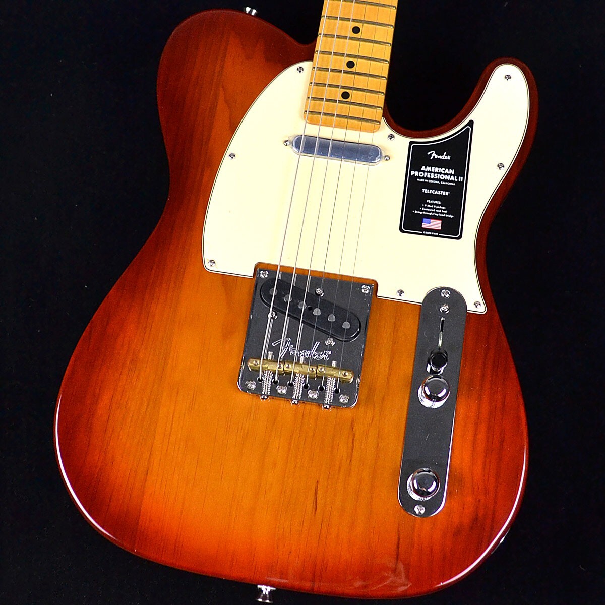 Fender American Professional Telecaster Electric Guitar Sienna Sunburst