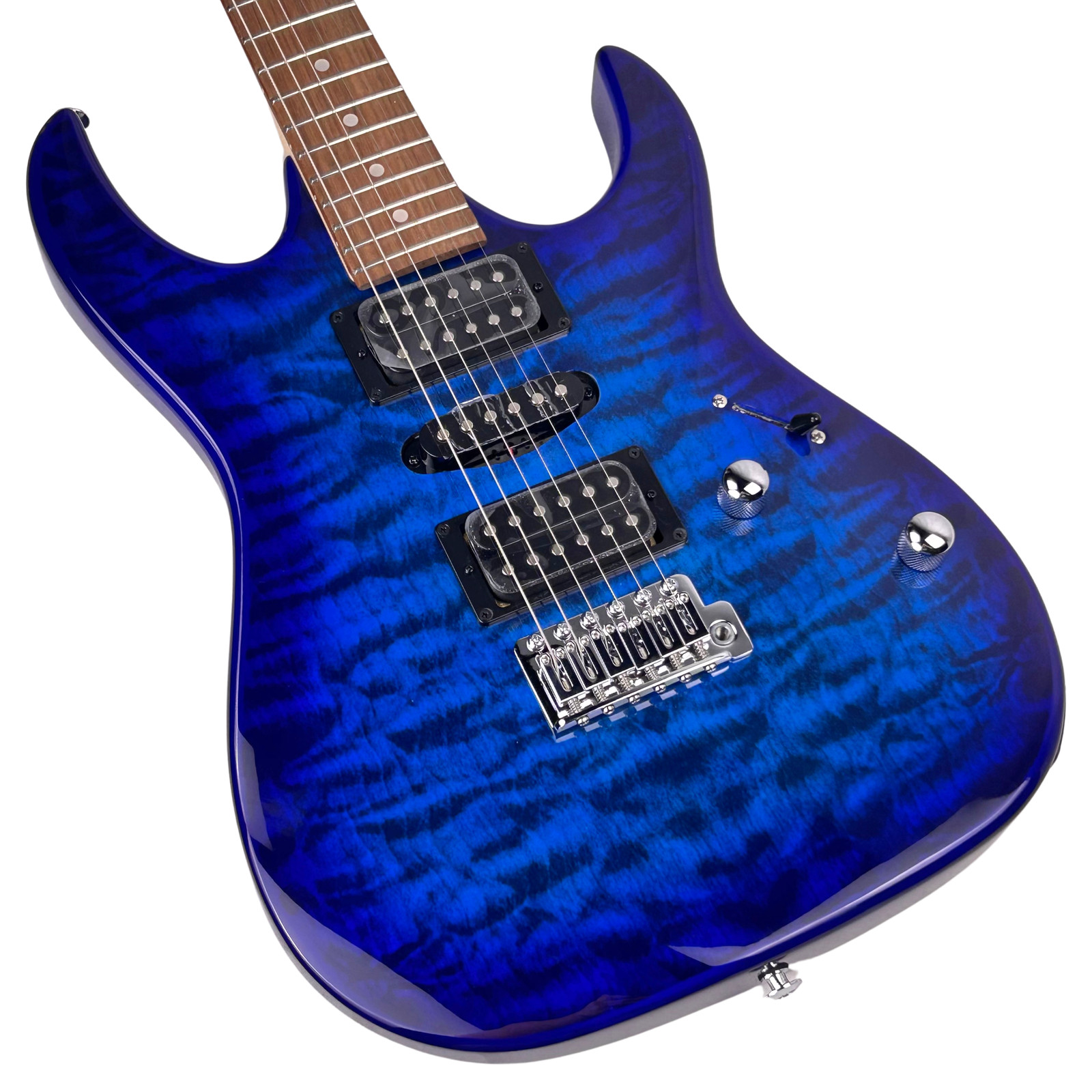 Ibanez GRX70QA RG Gio Electric Transparent Blue Burst