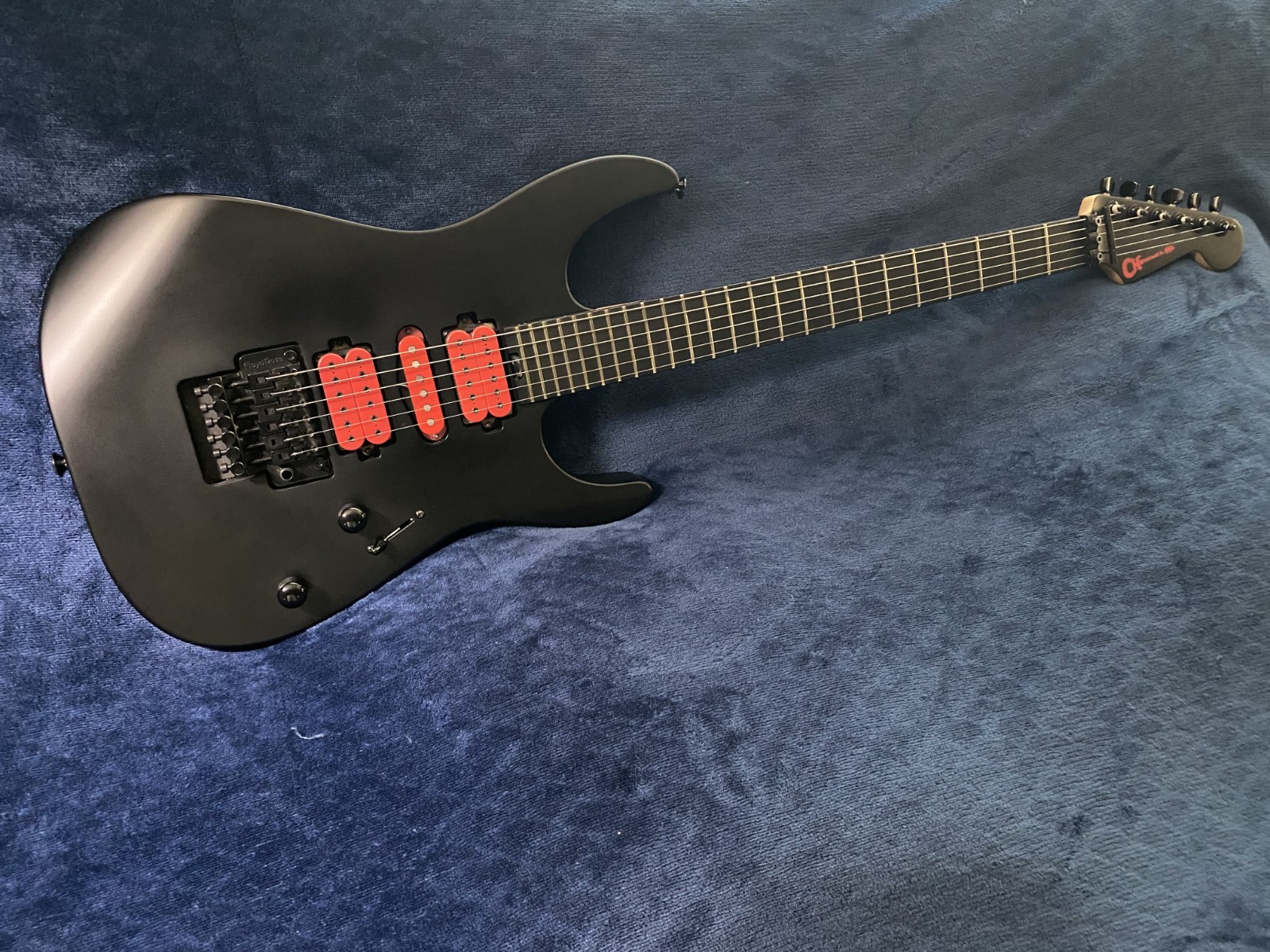 2017 Charvel Super Stock DK24 Limited Edition Satin Black HSH Floyd Rose
