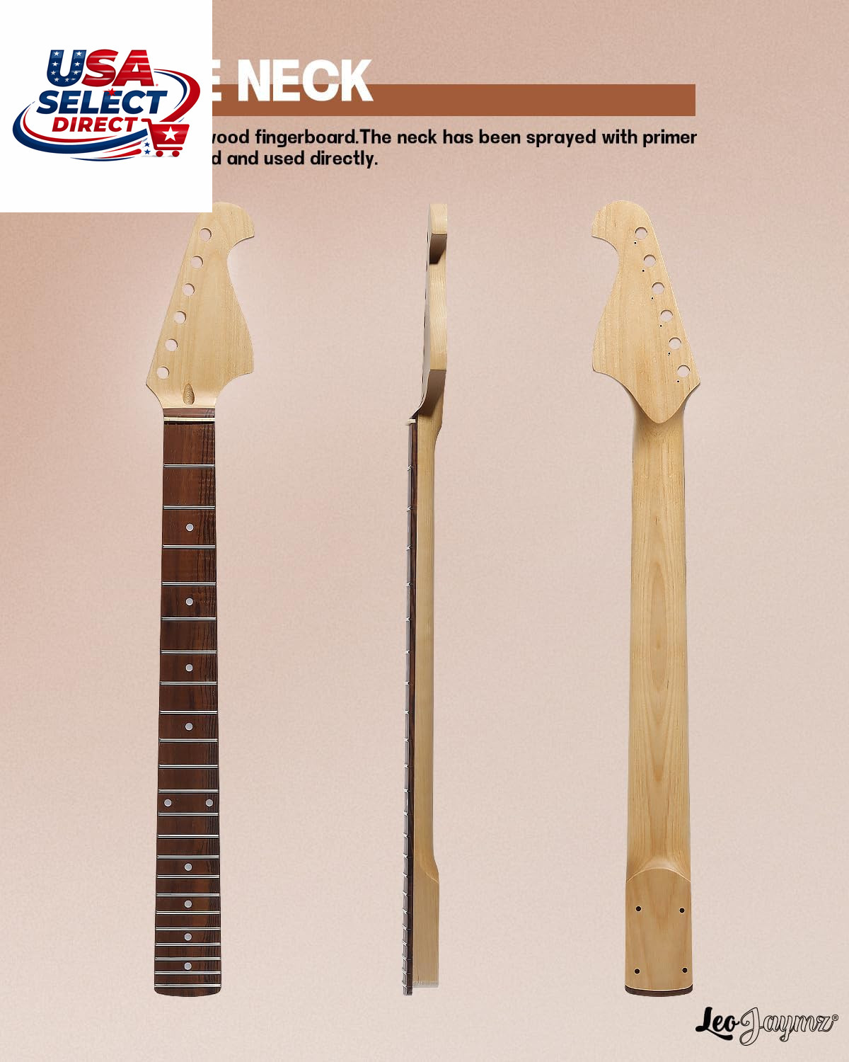 DIY Electric Guitar Kit with Mahogany Body & Maple Neck – Easy Assembly