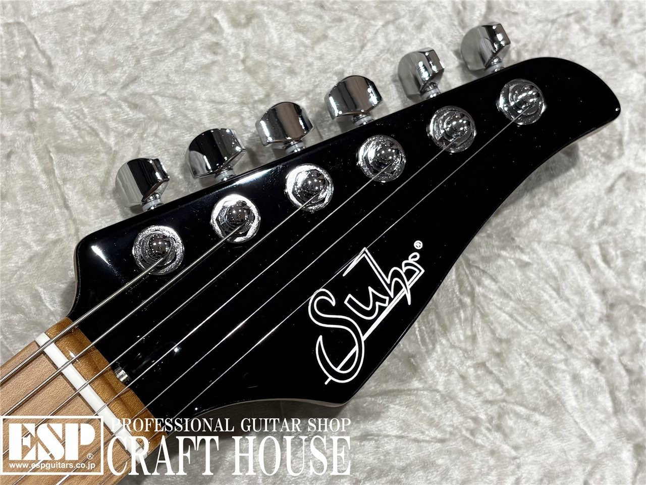 Suhr Modern Plus HSH Faded Trans Blue Burst Electric Guitar Used