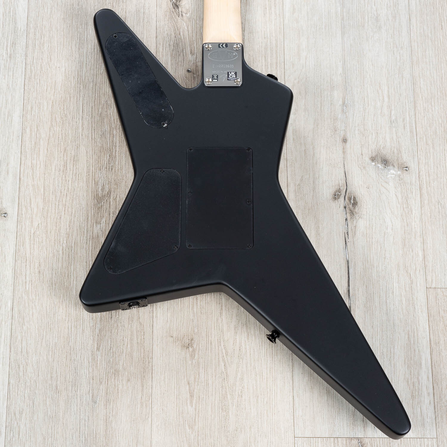 Mint EVH Limited Edition Star Guitar, Ebony Fretboard, Stealth Black