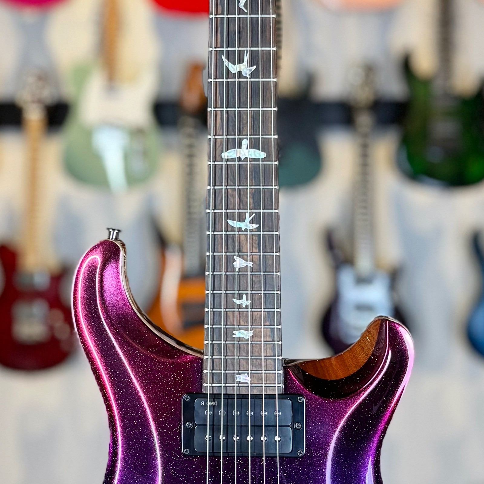 PRS Custom 24-08 Wood Library Sprayer’s Choice – Magenta Purple Colorshift