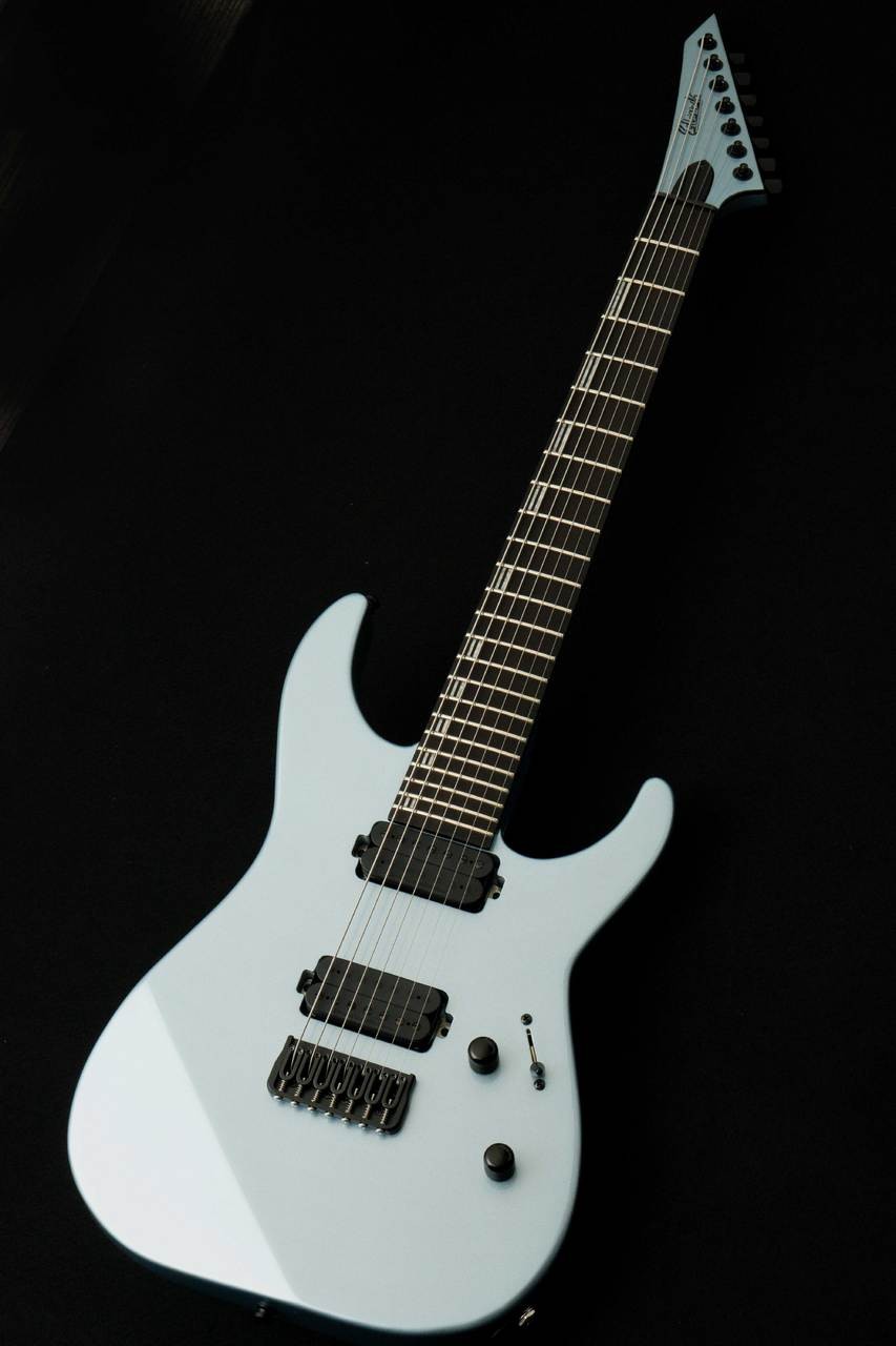 Edwards E-M-II-7 Ice Blue Metallic Electric Guitar Used