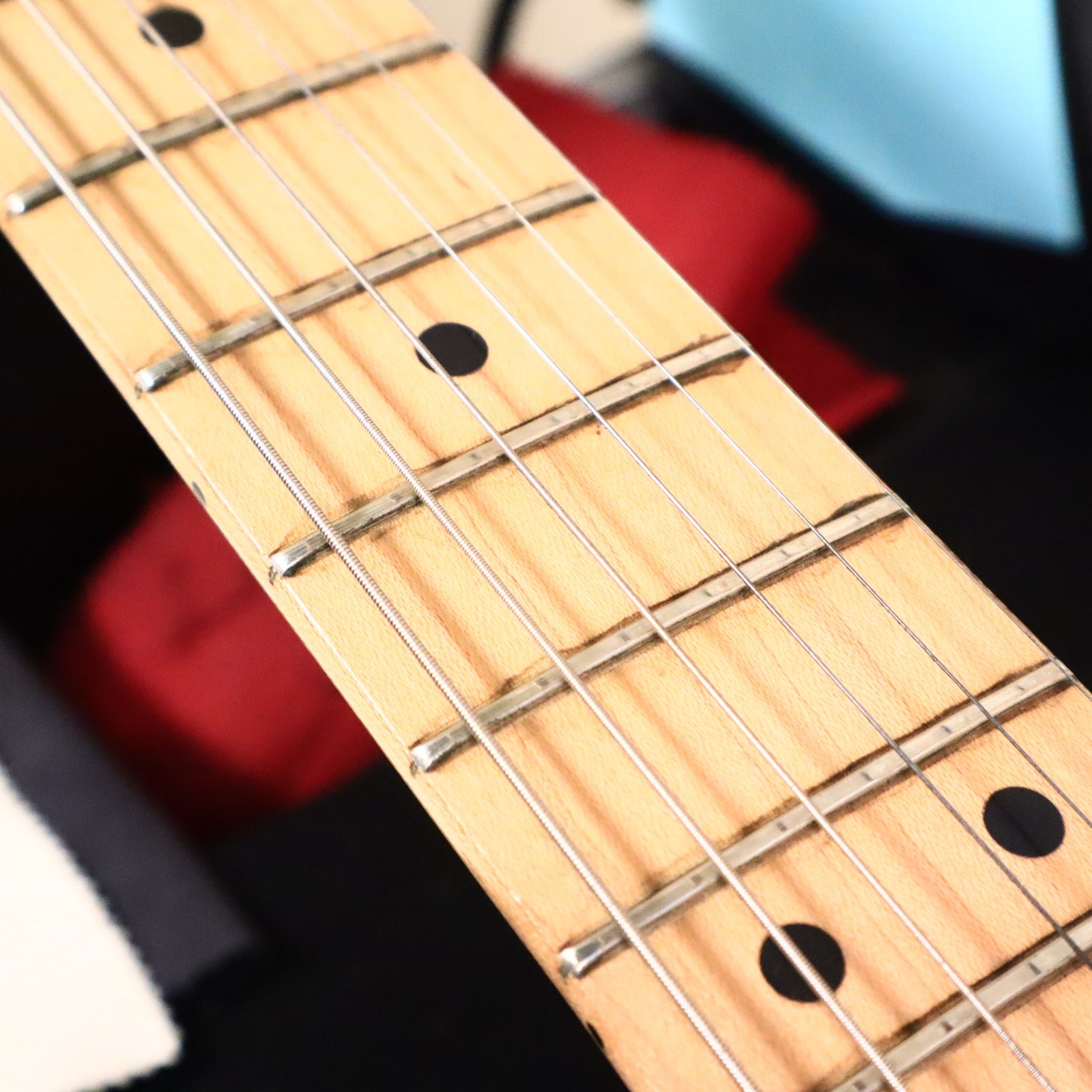 2003 Fender Stratocaster Maple MIM Mexico Fat Red Wine