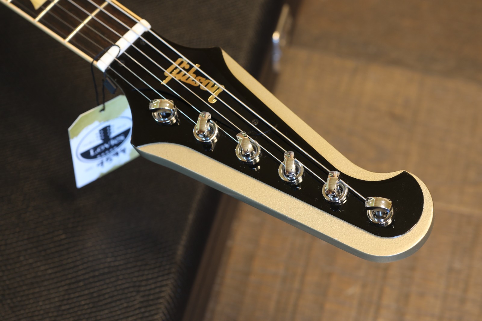 2013 Gibson Elliot Easton “Tikibird” Firebird Guitar Gold Mist Poly + OHSC