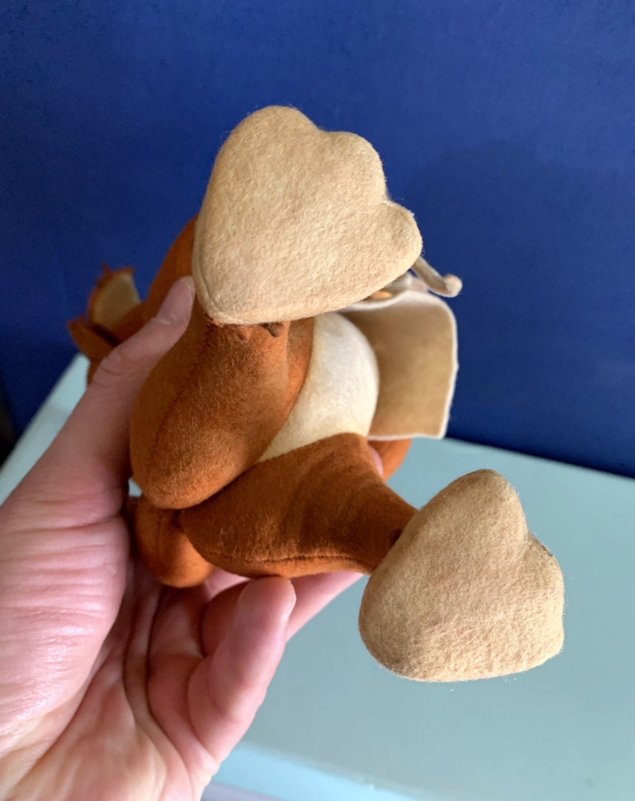 VINTAGE TOY DOLL FELT TOM &JERRY tuffy SANDWICH HANNA BARBERA LARS ITALY 1960s